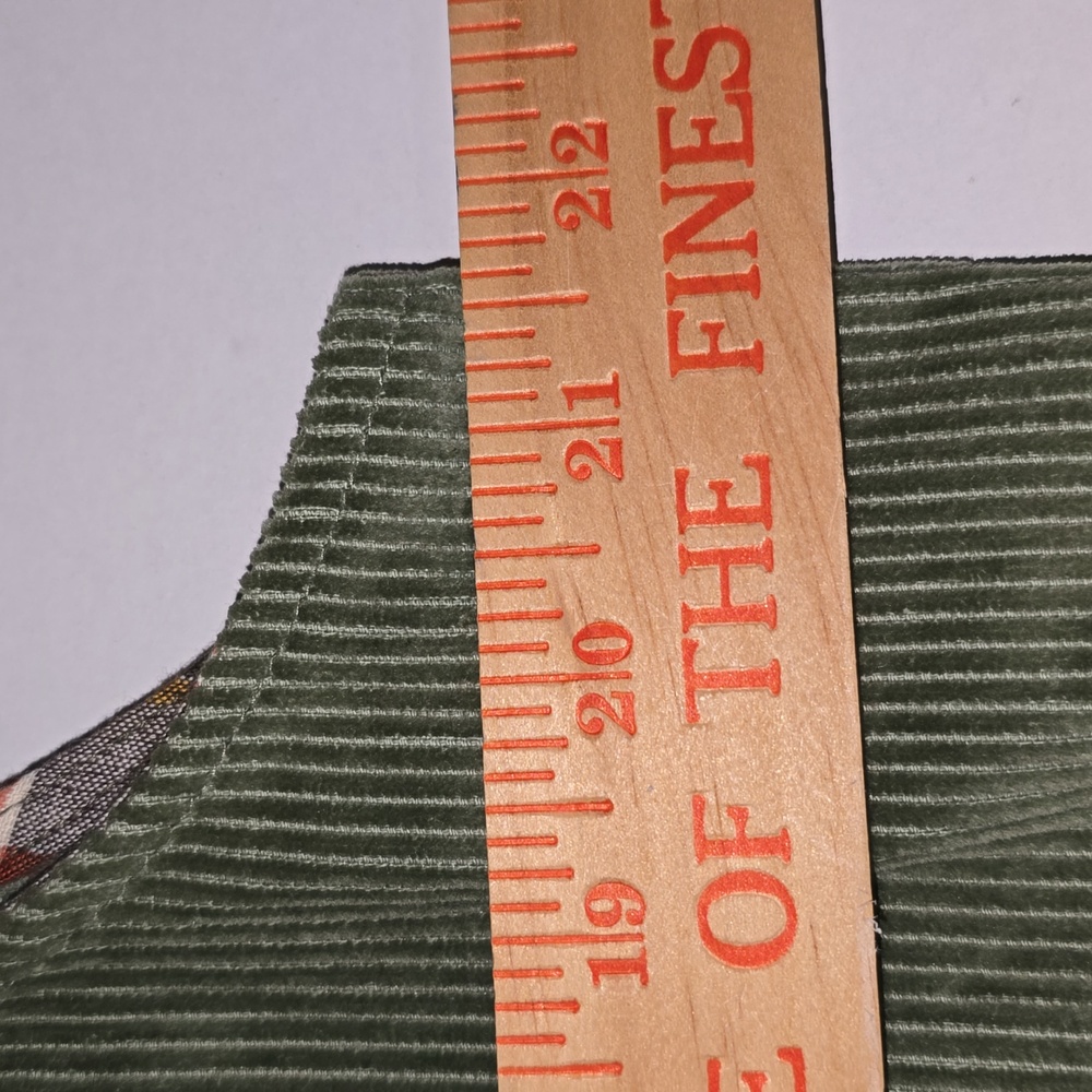 VTG Baxter & Wells Cotton Green Corduroy Fall Vest Womens Size Large - Picture 13 of 14